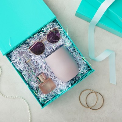 Glossy Teal Magnetic Gift Boxes for Weddings and Parties