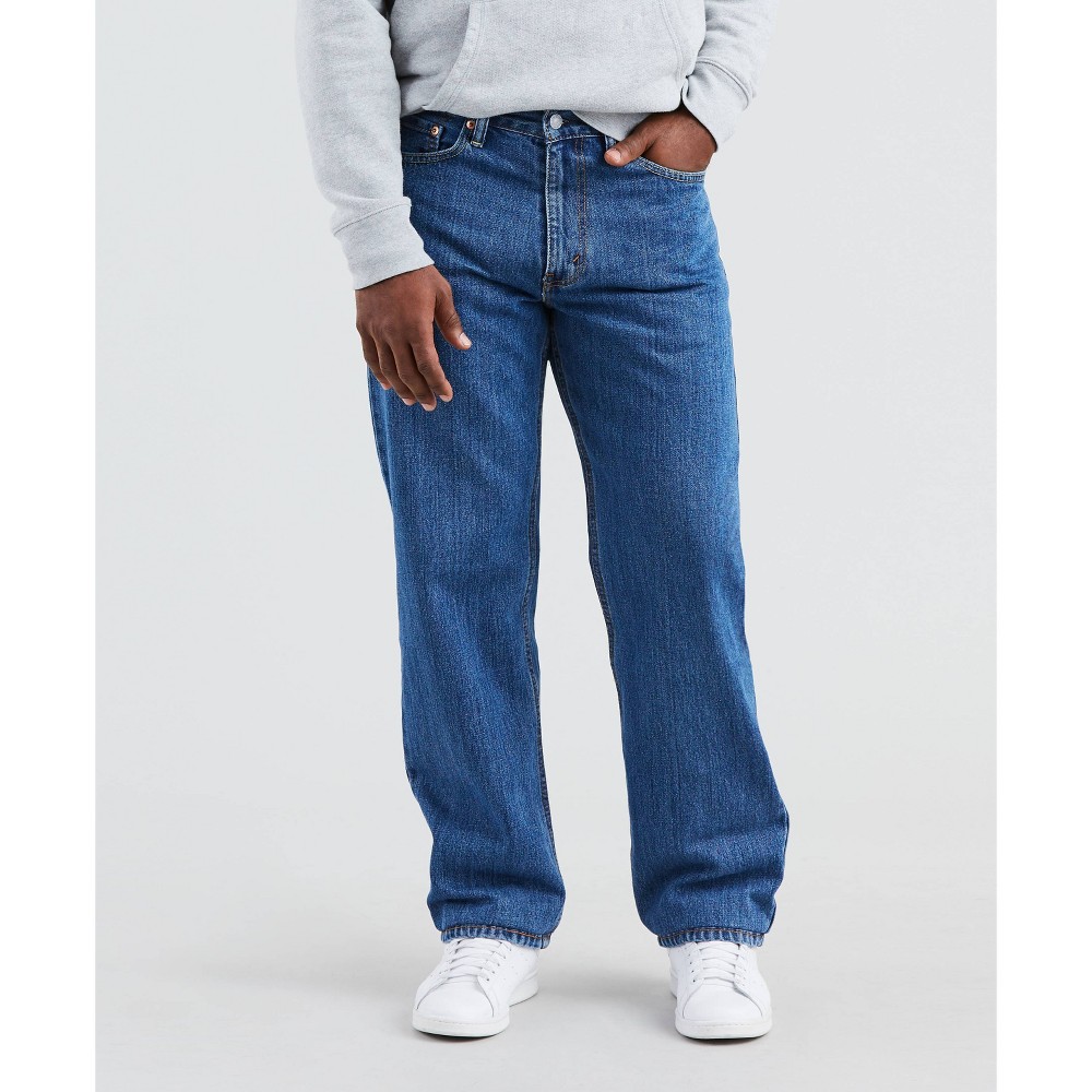 UPC 039307694094 product image for Levi's Men's Big & Tall 550 Straight Fit Jeans - Medium Wash 48x30, Medium Blue | upcitemdb.com