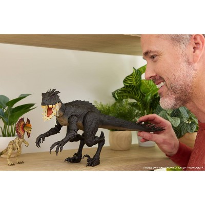 Детские фигурки Jurassic World Hammond Collection Dilophosaurus Dinosaur Figure, Deluxe Design and Articulation — фото 2