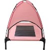 Midlee Pink Dog Cot Canopy - 3 of 4