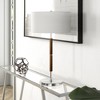 Hudson and Canal 25" Tall 2-Light Table Lamp with Fabric Shade - 3 of 4