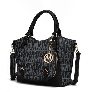MKF Collection Fula Signature Crossbody Satchel – Vegan Leather Handbag by Mia K - 1 of 4