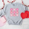 Simply Sage Market Women's Graphic Sweatshirt Valentine Smiley Face Chart - 3 of 3