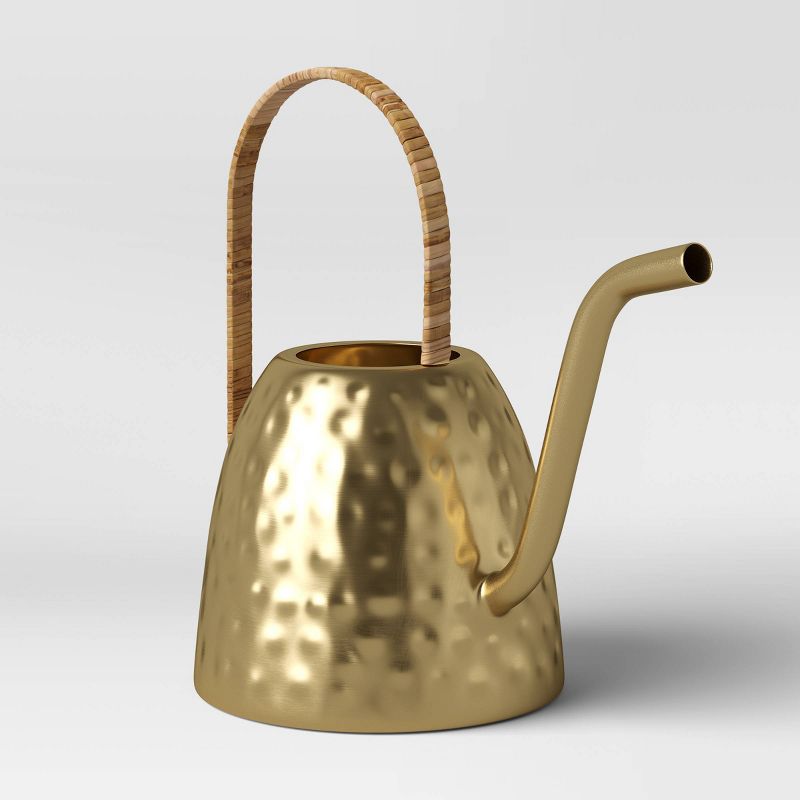 Small Iron Watering Can Gold - Opalhouse&#8482;, 1 of 3