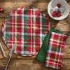 Split P Sleigh Bell Plaid Quilted Placemat Set of 4 - 2 of 4