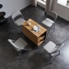 DSVIMOY Outdoor Portable Chairs, 6-Piece Folding Chair, Portable Chair for Convention and Exhibition, Gray, 15.75"*17.72"*30.71" - 4 of 4