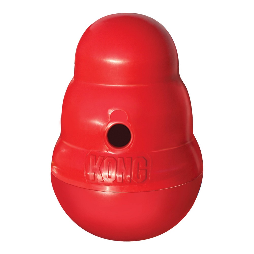 UPC 035585034010 product image for KONG Wobbler Treat Dispenser Dog Toy - Red - S | upcitemdb.com