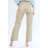 Women's Caroline Faux Leather Pants - PAPERMOON - 3 of 4