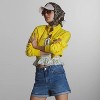 Women's Mini Cropped Racer Jacket - 3 of 4