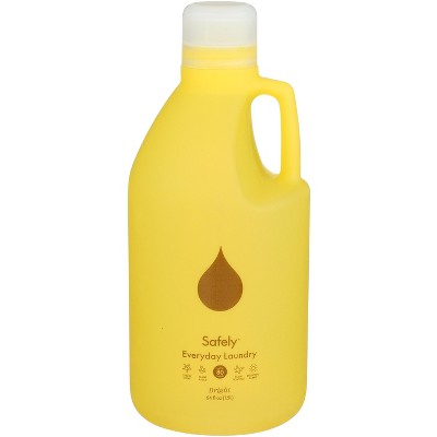 Safely Everyday Laundry Liquid Detergent Bright Pink Grapefruit & Cassis 80 Loads - 64 fl o z (Case of 4)