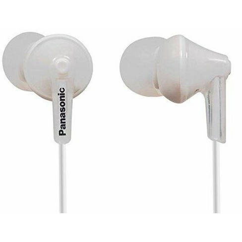 Panasonic Earbuds Soft Comfort Memory Fit In Ear Placement Ergo fit Wired Earphones White