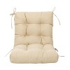 ARTPLAN Outdoor Cushions Seat Back Chair Cushions Wicker Tufted Pillow for Patio Outdoor Furniture - 2 of 4