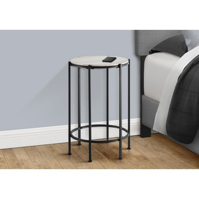 Vynxaria Contemporary Accent Table - Stylish? Side Table for Living Room & Bedroom