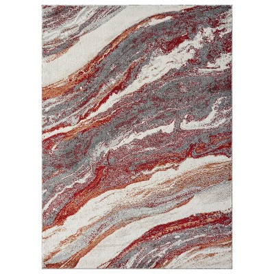Luxe Weavers Modern Abstract Marble Area Rug