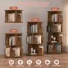 Aheaplus 4-tier Rotating Bookshelf Tower Revolving Corner Bookcase - 2 of 4