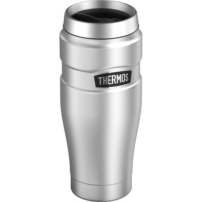 Thermos 16 Oz. Sipp Insulated Stainless Steel Travel Tumbler - Silver/black  : Target