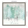 Amanti Art Peace on Earth Silver III by Cynthia Coulter Canvas Wall Art Print Framed 22 x 22-in. - 4 of 4