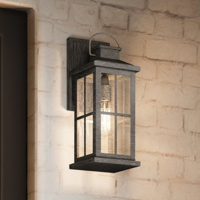 Urban Ambiance Luxury Transitional Outdoor Wall Sconce 14.25''H x 6''W,  Aged Pewter Finish,  Anaheim Collection, UHP1295