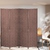BestMassage Room Divider Wood Screen 4/6 Panels Room Portable Privacy Screen Divider - 2 of 4
