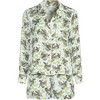 Lands' End Women's Plus Size Matte Satin 2 Piece Pajama Set - Long Sleeve Top and Shorts - 3 of 3