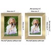 Americanflat 5x7 Picture Frame - Use as 4x6 Frame with Mat or Display 5x7 Photo Without Mat - Hudson Collection - Gold - 2 of 4