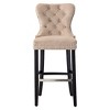 WestinTrends 29" Tufted Velvet Counter Stool - 3 of 4