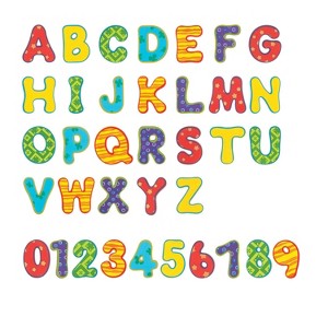 36-Piece Floating Alphabet and Numbers Set, Soft Foam Bath Toys for Educational Water Play - 1 of 4