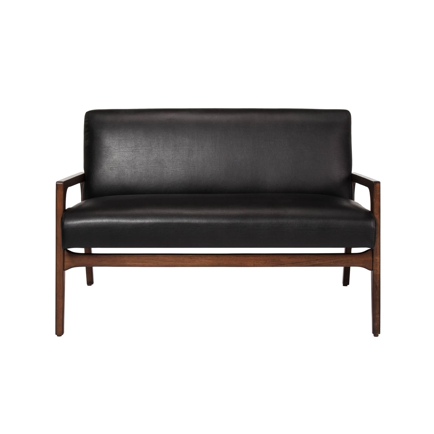 Peoria Wood Arm Loveseat Black - Project 62â¢ - image 1 of 5