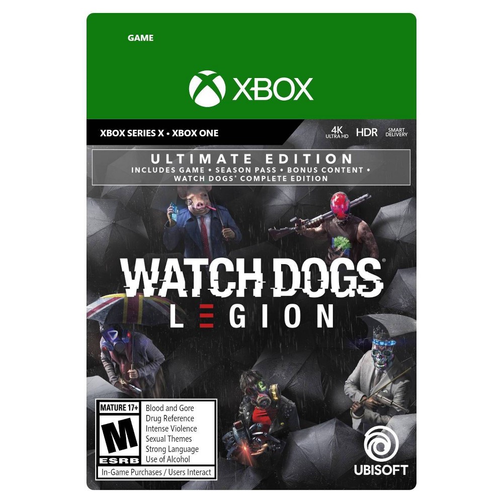 Photos - Game Watch Dogs: Legion Ultimate Edition - Xbox Series X/Xbox One (Digital)