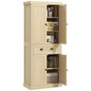 NicBex Storage Buffet Cabinet 72" Freestanding Kitchen Pantry Floor Sideboard Cabinet with 4 Soft-Close Doors, Drawer and Adjustable Shelves - 3 of 4