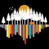Junior's Design By Humans Retro Nature's Valley By NomAdartStudio T-Shirt - 2 of 3