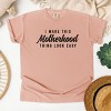 Simply Sage Market I Make This Motherhood Thing Look Easy Garment Dyed Tee - 2XL - Peachy - 3 of 4