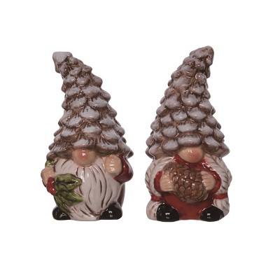 2/Set Mr. & Mrs. Santa Gnome Salt & Pepper Shakers – Primitive Renditions