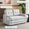 Karl Home |53.54 inch Upholstered Sofa bed Sleeper Sofa - 3 of 4