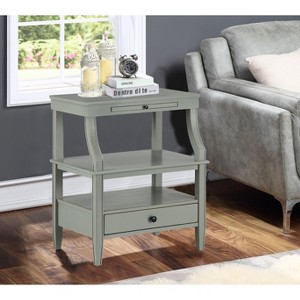 NicBex Nightstand Minimalist Style Bedside Table with Storage Cabinet Modern End Table for Bedroom, Living Room - 1 of 4