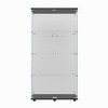 YOOCOZZ Tempered Glass Cabinet: Display/Wine/Storage/File Functions, Multi-Color Pat Lights, Door Locks, Adjustable Feet - 3 of 4