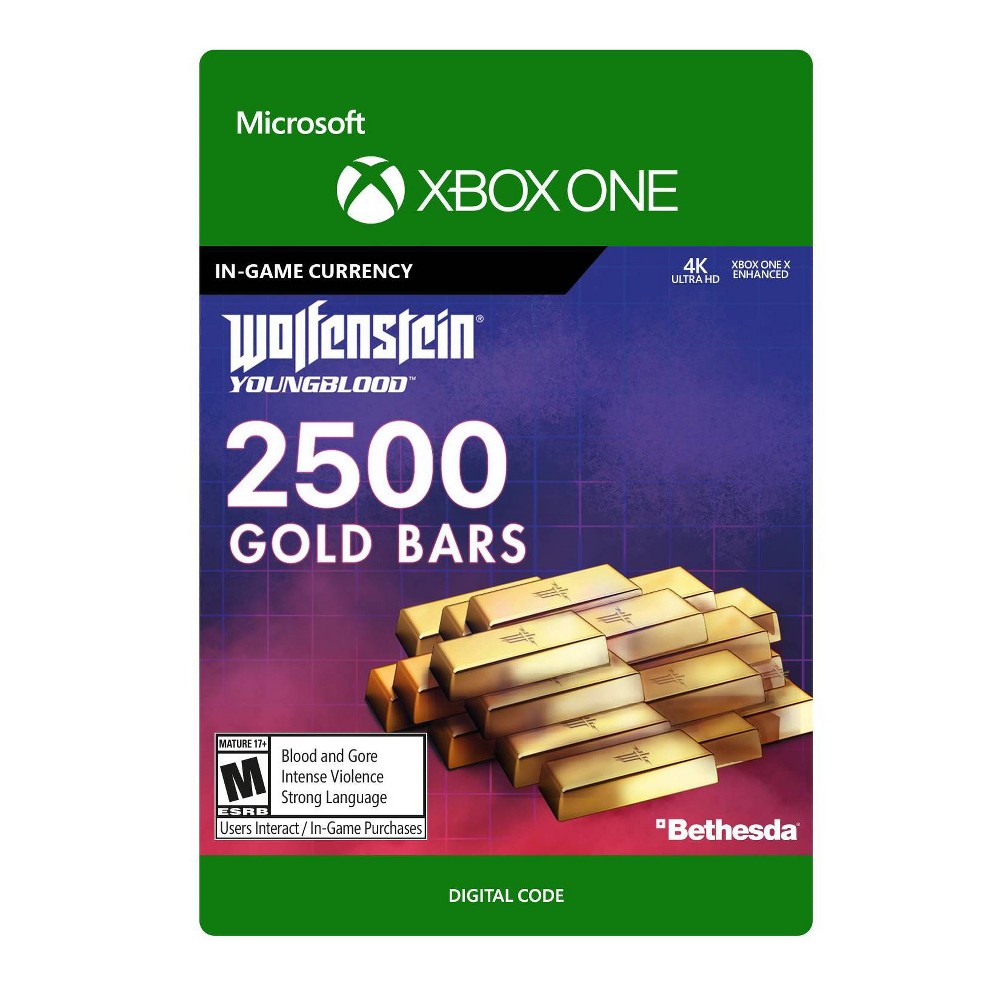 Photos - Game Wolfenstein: Youngblood 2500 Gold Bars - Xbox One (Digital)