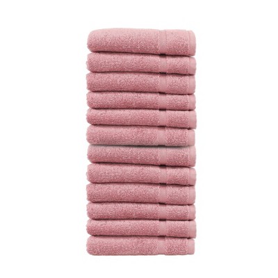 Linum Home Textiles 100% Turkish Cotton Denzi Washcloths (Set of 12)