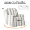 Ted Traditional Slipcovered Swivel Chair with Sloped Armrests|ARTFUL LIVING DESIGN-STRIP - 3 of 4