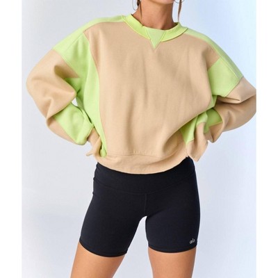 Women's Asymmetrical Hem Contrast Pullover - PAPERMOON