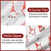 Luxury Soft Premium Christmas Duvet Cover Set - Zipper Closure & Matching Pillow Shams - CGK Linens - 4 of 4