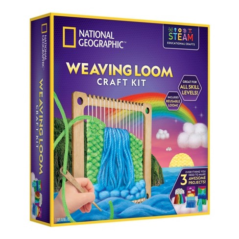 Kid's Weaving Loom Kit - Pink Loom