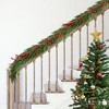 Racxily 72/108 in. Lighted Faux Spruce Garland,CHRISTMAS GARLANDS - 2 of 4