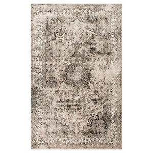 Off White Solid Loomed Area Rug - (8