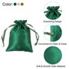 Unique Bargains Smooth Soft Wedding Christmas Satin Bags with Drawstring 3 Pcs - 3 of 4
