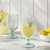 15 fl oz Glass Goblet Light Mint Green - Threshold™ - 2 of 3