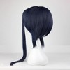 Unique Bargains Women's Bob Wigs 26" Deep Blue with Wig Cap - 3 of 4