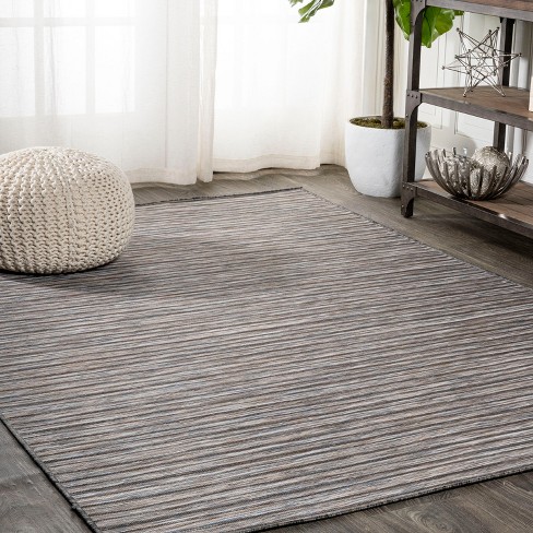 White Solid Loomed Area Rug 9'x12' - Nuloom : Target