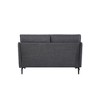 2-Seater Stylish Sofa with Button-Tufted Cushions, 2 Pillows and Metal Legs for Living Room - 2 of 4