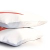 Deny Designs Standard April Lane Art Block Red Monogram V Microfiber Printed Pillow Sham - 3 of 3